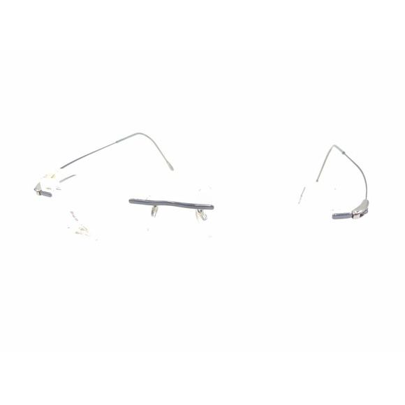 Silhouette 7553 40 6054 Titanium Blue Rimless Eyeglasses Frames 52-19 140 - Picture 8 of 12